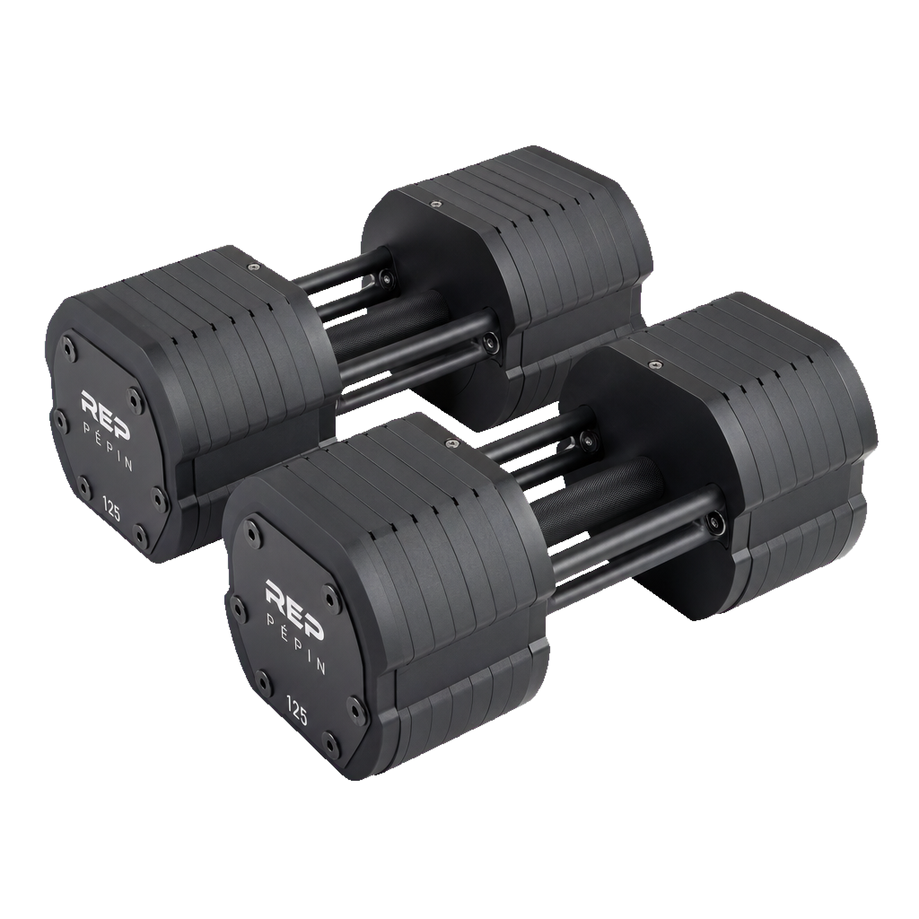 REP × PÉPIN FAST Series Adjustable Dumbbells (125 lb pair) generated product cutout